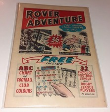 ROVER AND ADVENTURE no.1 DC Thomson UK 1961 Tottenham Hotspur HIGH GRADE WHITE