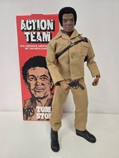Schildkröt Action Team  vintage Tom Stone Figur mit custom repro Box