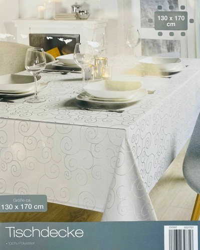 Festliche tischdecke grau - festliche,