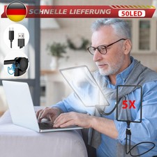 50 LED Lupe Mit Licht 5X