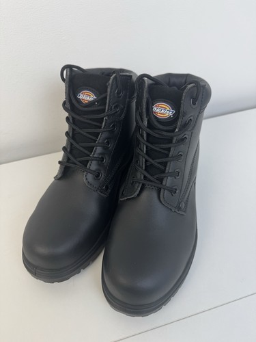 Dickies schwarze lederstiefel - dickies,