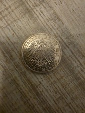 Deutsches Reich Kaiserreich Prägemünze 1913  5 Mark Großherzog von Baden