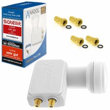 2x Twin LNB 2 Teilnehmer