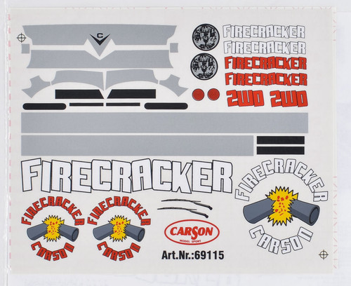 Dekorbogen fire cracker - dekorbogen, 1/10