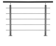 AB10 Alu Geländer Set