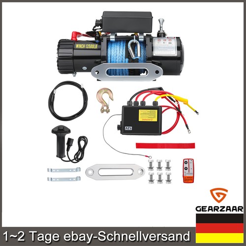 Elektrische seilwinde 13500lbs - seilwinde,