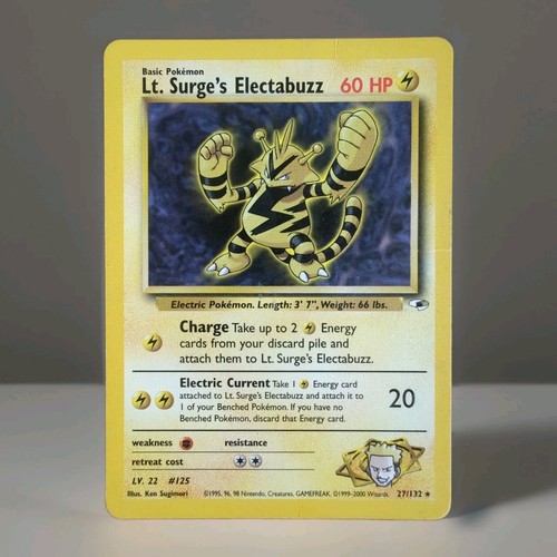 Surge electabuzz pokemon - surge's,