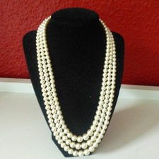 Perlenkette 3-reihig
