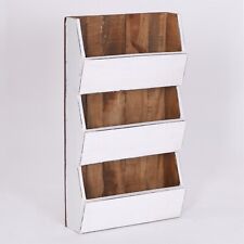 ZEITUNGS WANDREGAL NEWS 60 | Altholz massiv, 60x38x11cm (HxBxT) | Zeitungsregal