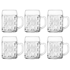 STÖLZLE LAUSITZ Bierglas Bierkrug KAISER 6 Stück geeicht 0,5 l Füllstrich