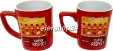 2x Sammeltasse rot "Cup of