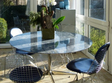 Vitra segmented table mit Granitplatte rund Durchmesser 130cm 