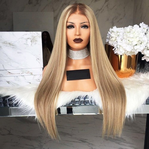 Damen gerade blond - gerade,
