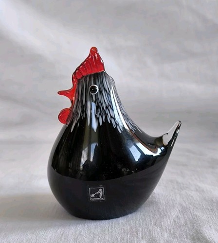 Schönes glas huhn glaskunst - huhn,