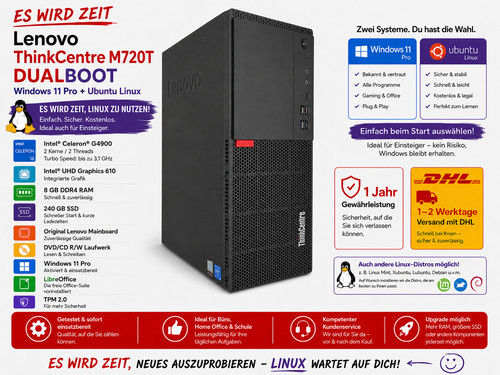 Lenovo thinkcentre m720t linux - m720t,