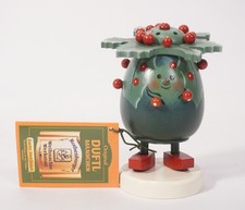 Original Käthe Wohlfahrt Duftl Männchen Räuchermännchen grün Holzfigur top