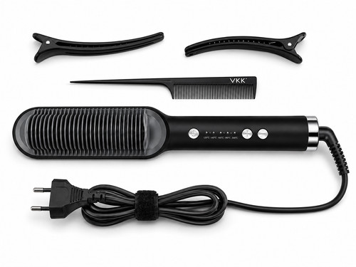 Vkk hair straightener - straightener, brush