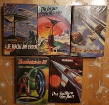 Konvolut, SF Science Fiction, Bewin Verlag, 50er Jahre, 5 Bände