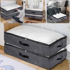 2 x Unterbett Kommode Aufbewahrung Unterbettbox Unterbettkommode Unterbett Box