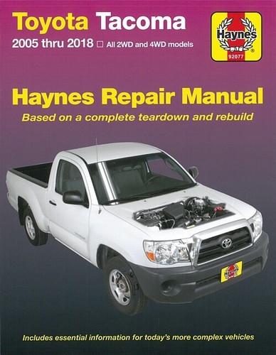 Haynes handbuch toyota tacoma - handbuch:,