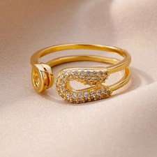 Damen Herren Ring Edelstahl