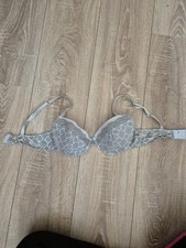 Grauweißer BH 75B von Skin to