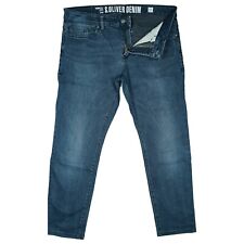 s.Oliver Denim Herren Jeans Hose Stretch Skinny Fit Leg 50 L W34 L28 used blau