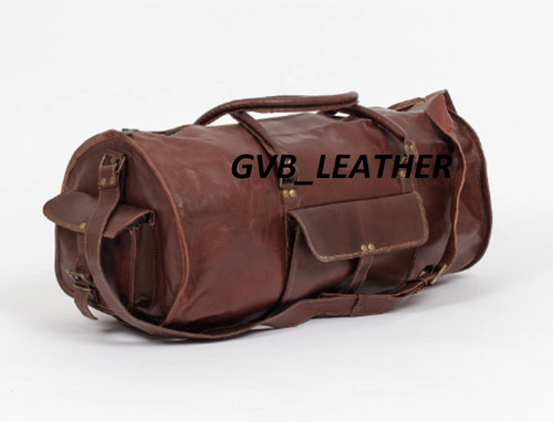 Vintage leder reisetasche - vintage,