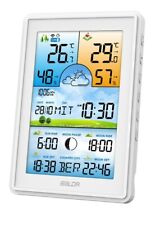 BALDR Wetterstation funk mit Außensensor Multifunktionale Funkwetterstation