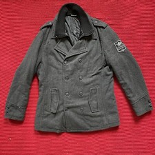 Southern Menswear Mantel Wintermantel Jacke grau Innenjacke gepufft Gr. 54