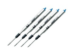 4x LAMY M16 Kugelschreiber Ersatz Mine M Mittel Blau - Refill - Sparpack – Set