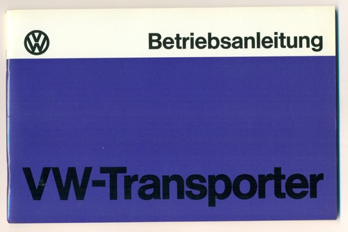 Betriebsanleitung bus - betriebsanleitung, vw