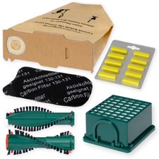 Staubbeutel Filter Bürsten Duft passend Vorwerk Kobold 130 131 mit EB 350 EB 351