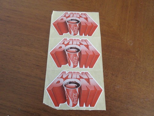 Coca cola aufkleber - aufkleber, minipom