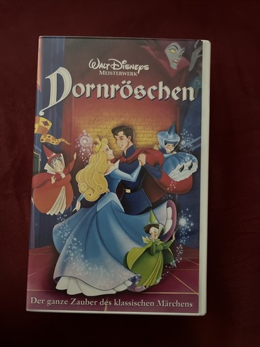 Dornröschen walt disney - disney, vhs