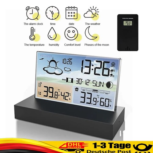 Digital funkuhr wetterstation - digital,