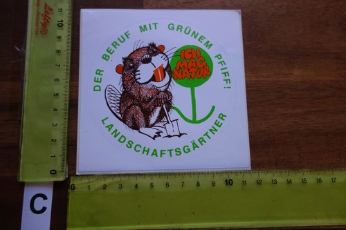 Alter aufkleber natur garten - natur,