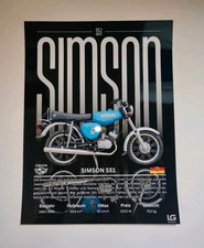 Simson S51 Moped Blau DDR Kult