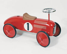 RUTSCHERFAHRZEUG Nr. 1 rot Rutschauto Auto Rutscher Rutscherauto Kinder Metall