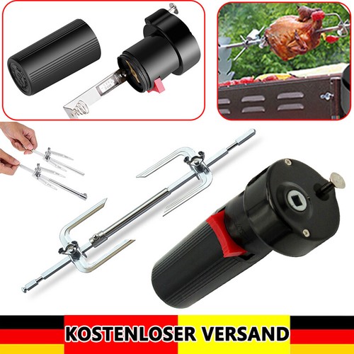 Grillspieß set mit motor - mit,