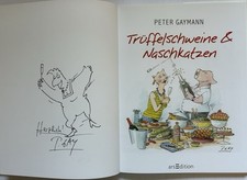 Peter Gaymann signiert Zeichnung Original signed autograph Signatur Autogramm 