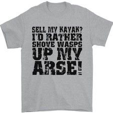Verkauft My Kajak ? Lustig Kayakfahren Herren 100% Baumwolle