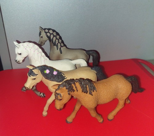 Schleich pferde konvolut 4 - schleich,