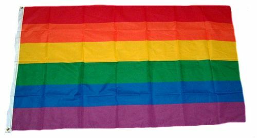 Flagge fahne regenbogen - /,
