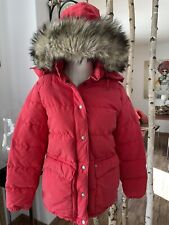 Ralph Lauren Winterjacke Jacke Rot Gr. S Kapuze Designer
