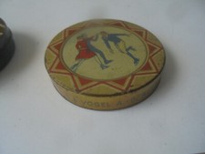 36740 alte Blechdose Automatendose  Hartwig & Vogel Kinder Eislaufen