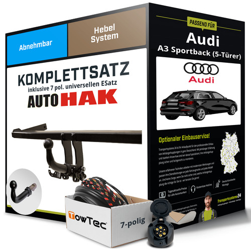 Anhängerkupplung abnehmbar