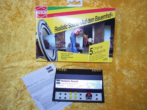 Busch 5767 realistic - busch, sound
