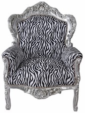 Barock silber Sessel Thron