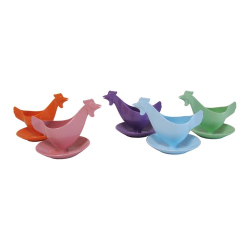Eierbecher huhn in hellen - eierbecher,